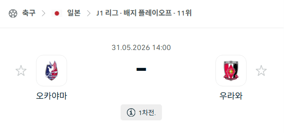 파지아노 오카야마 vs 우라와 레드다이아몬즈 J리그 경기 분석 및 승부 예측