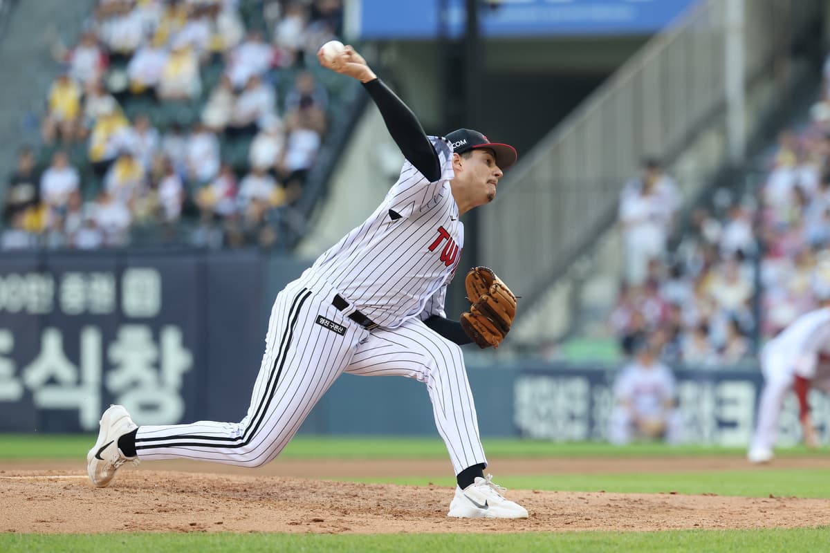 LG 리오스의 161㎞ 이상의 능력…KBO리그에서 펼칠 더 많은 가능성