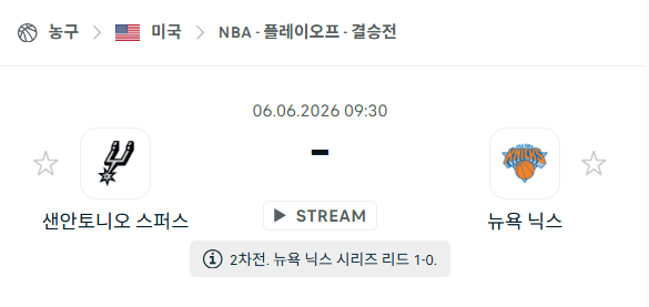 NBA 스포츠 분석: 샌안토니오 스퍼스 vs 뉴욕 닉스 경기 예측